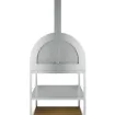 Дров'яна піч для барбекю. / BBQ Wood Oven Stainless Steel Teak
