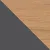 Charcoal/Teak